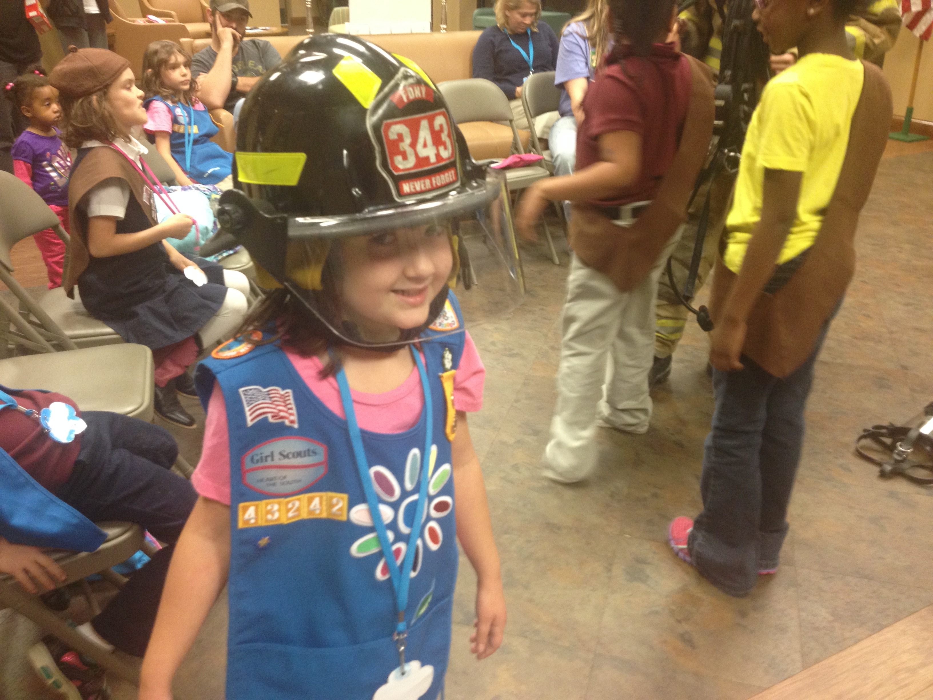 November – Fire Safety for GS Troop 43242